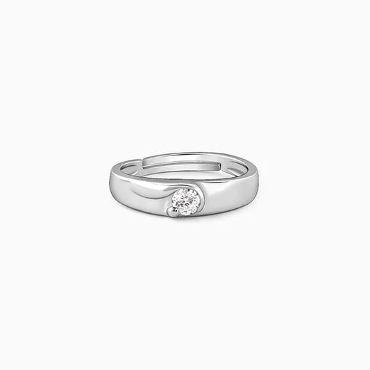 Silver Fibonacci Ring For Him
