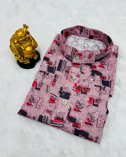 Pure Cotton Kurta Pajama Set For Boy's