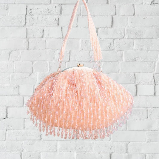 Bridesmaid Crystal Half Frame Clutch