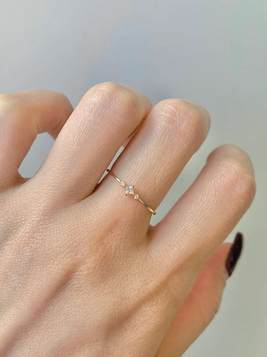 Koi Dainty Ring Sterling Silver Rings For Women