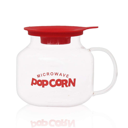 Borosilicate Glass Microwave Safe Popcorn Maker | 2L