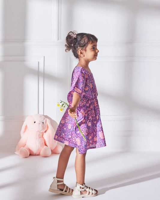 Cute Toddler Baby Girls Beachwear Cover Ups Balls Tassel Loose Swim Cover-ups Dress