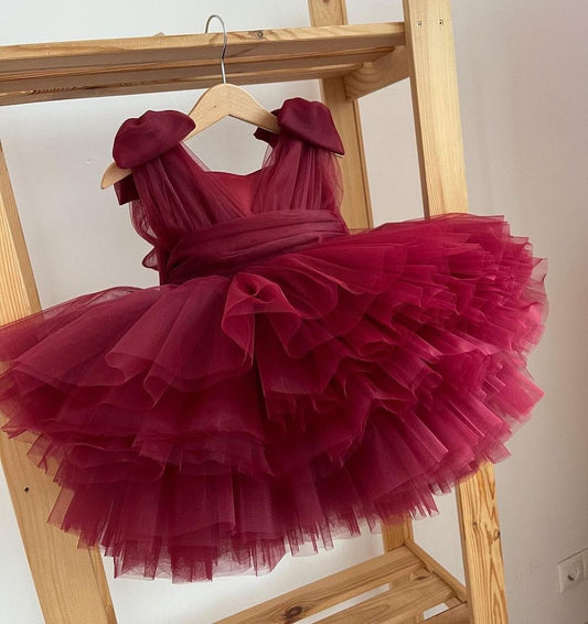 Elegant Layered Dress for Kids – Soft & Comfortable