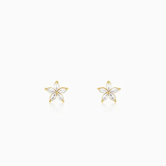 Golden Lily Earrings