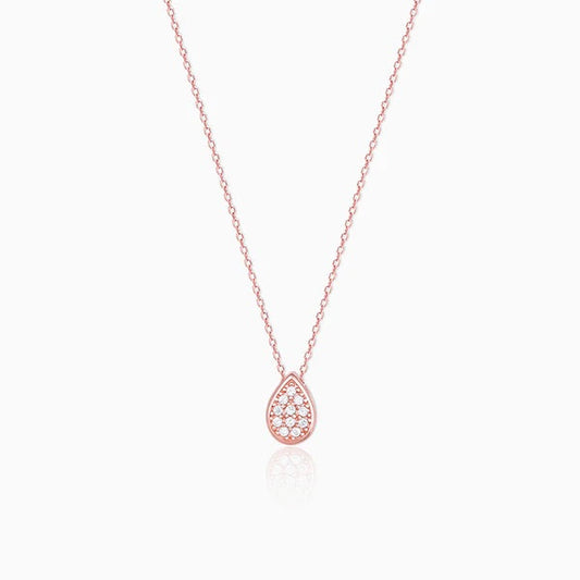 Rose Gold Studded Swayer Necklace
