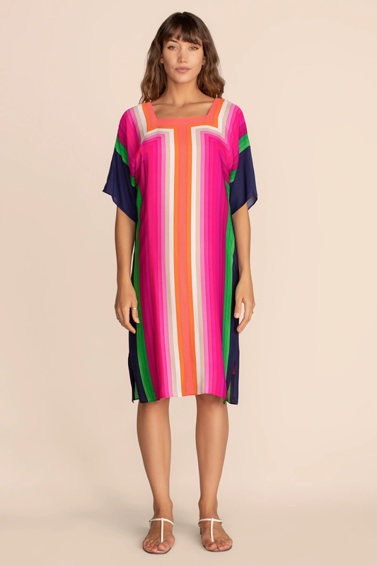 Silk Crepe Short Kaftan For Women's