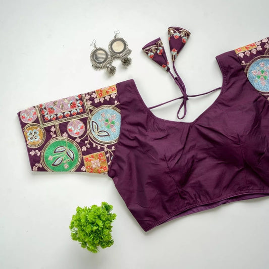 Silk Wedding Special Indian Bollywood Blouse & Choli