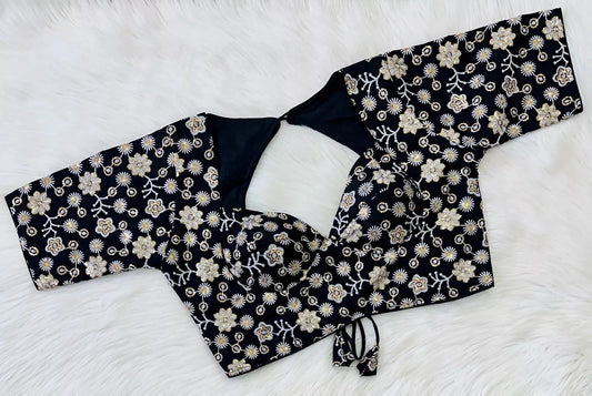 Stitched Maharaja Georgette Blouse & Choli