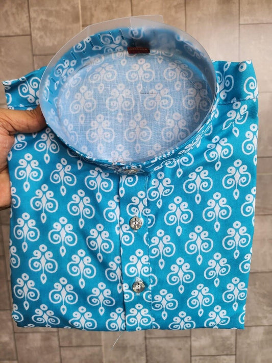 Pure Cotton Men's Kurta Pajama Set