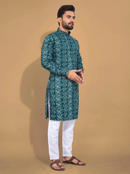 Premium Soft Cotton Men's Kurta Pajama Set