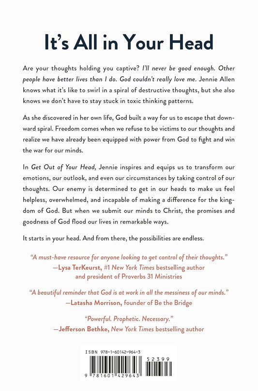 Get Out of Your Head:  paperback