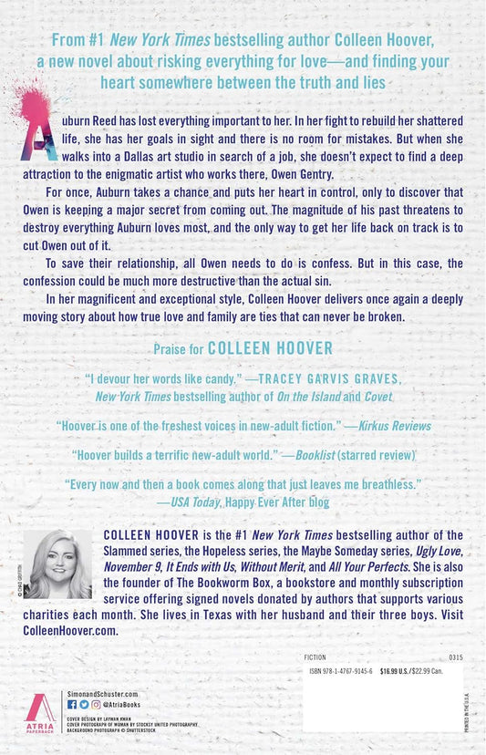 Confess (Paperback) - Colleen Hoover