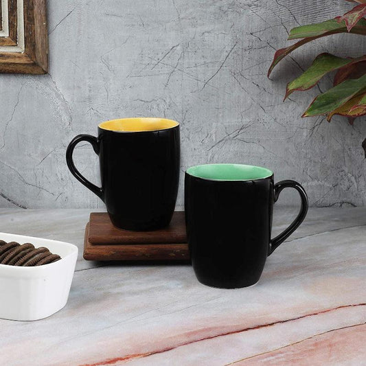 Abstract Ceramic Tea Mugs | Pack of 2