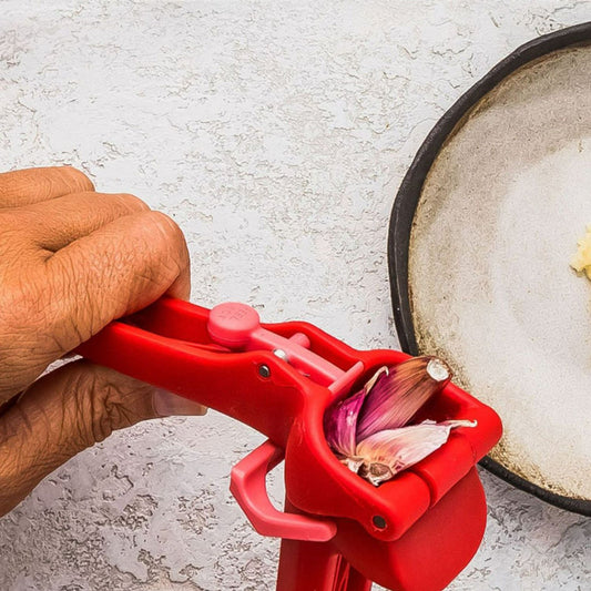 Ava Non-Scratch Garlic Press With Ejector | Multiple Colors