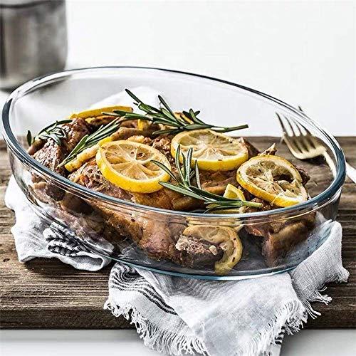 Borosilicate Glass Oval Baking Dish Microwave Oven Safe | 1.6L | Single, Set of 2 & 4