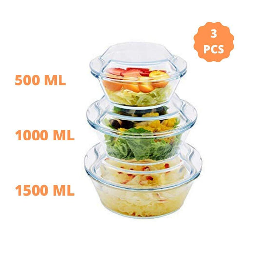 Pinched Design Microwave Safe Multipurpose Casseroles  | Single & Mixed Size Combos