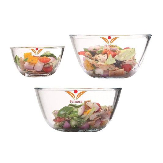 Classic Round All-Purpose Mixing Bowl | Mixed Size Combo | Set of 3