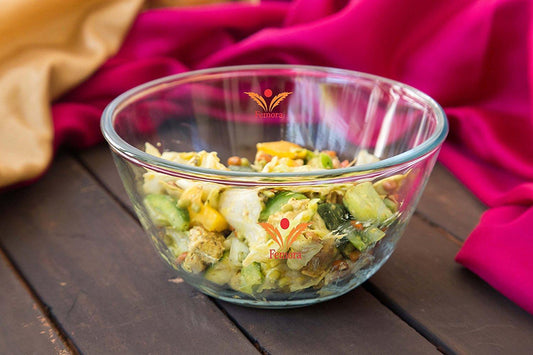 Glass All-Purpose Mixing Bowls | 400 ml, 1.6L & 2.1L | Set of 3