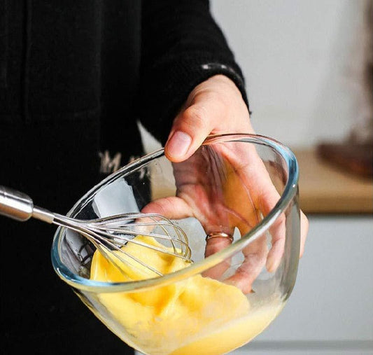 Glass All-Purpose Mixing Bowls | 1.6L & 2.1L | Set of 2