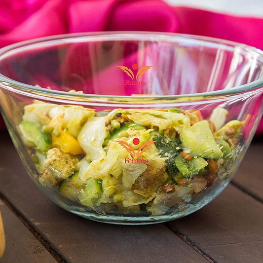 Glass All-Purpose Mixing Bowl | 400 ml & 700 ml | Set of 2