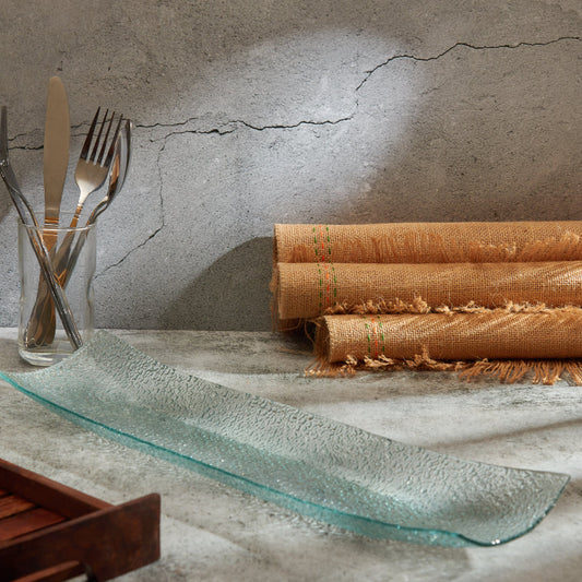 Boat Design Glass Platter