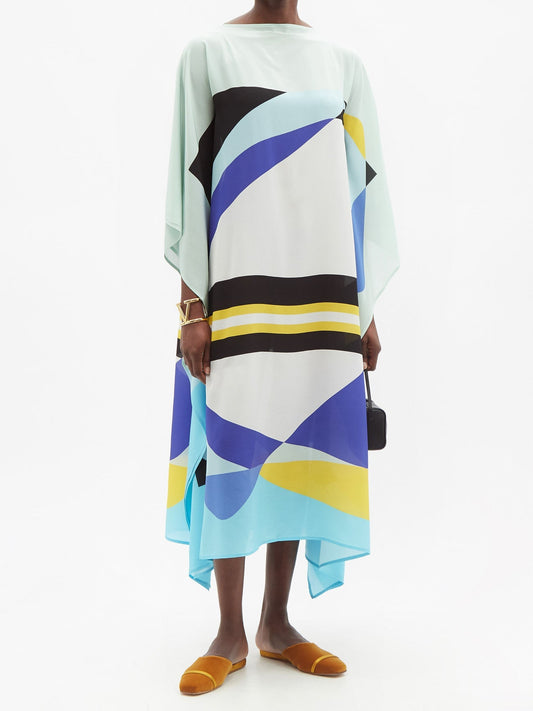 Chelsea Georgette Long Kaftan For Women's