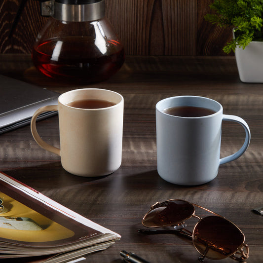Bamboo Fibre Cups | 375ml | Set of 2