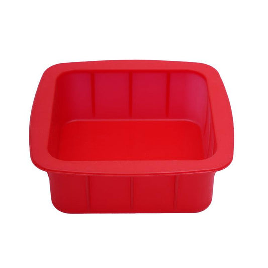 Square Shaped Silicone Cake Mould | 6 Inches & 8 Inches
