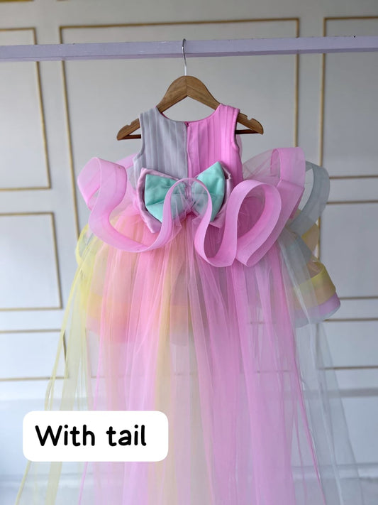 Baby Girl Net Full Flare Dress